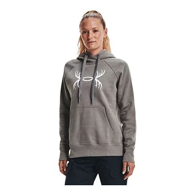 Under Armour Women's Rival Antler Pullover Hoodie, Fleece