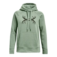 Under Armour Women's Rival Antler Pullover Hoodie, Fleece