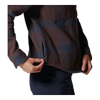 Mountain Hardwear Women's Plusher Long Sleeve Button Up Organic Cotton Plaid Shirt