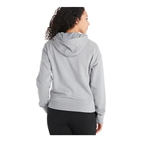 Marmot Women's Coastal Pullover Training Hoodie, Fleece, Kangaroo Pocket