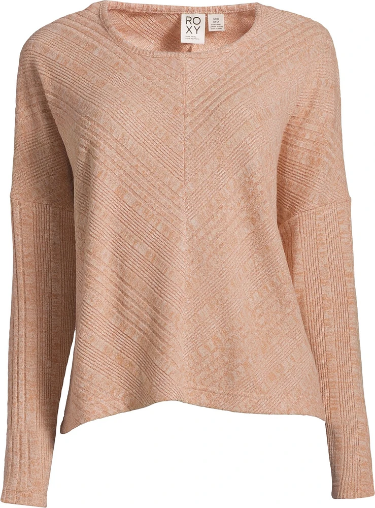 Roxy Women's High Tide Loungewear Sweatshirt, Relaxed Fit