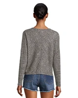 Roxy Women's High Tide Loungewear Sweatshirt, Relaxed Fit