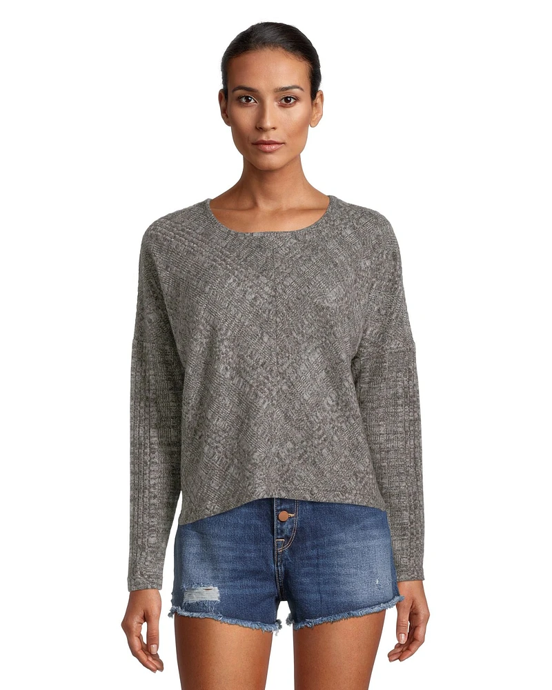 Roxy Women's High Tide Loungewear Sweatshirt, Relaxed Fit