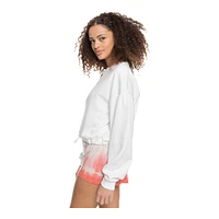 Roxy Women's Days Go By Crewneck Fleece Sweatshirt, Relaxed Fit