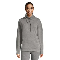 Everyday Sunday Women's The Warm Funnel Neck Fleece  Sweatshirt, Kangaroo Pocket