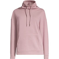 Everyday Sunday Women's The Warm Funnel Neck Fleece  Sweatshirt, Kangaroo Pocket