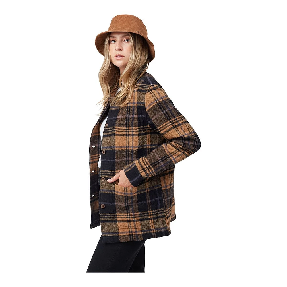 tentree Women's Flannel Utility Jacket