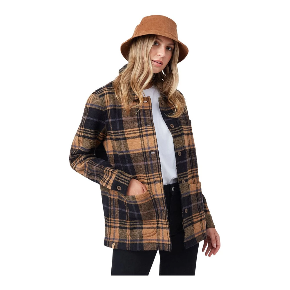 tentree Women's Flannel Utility Jacket