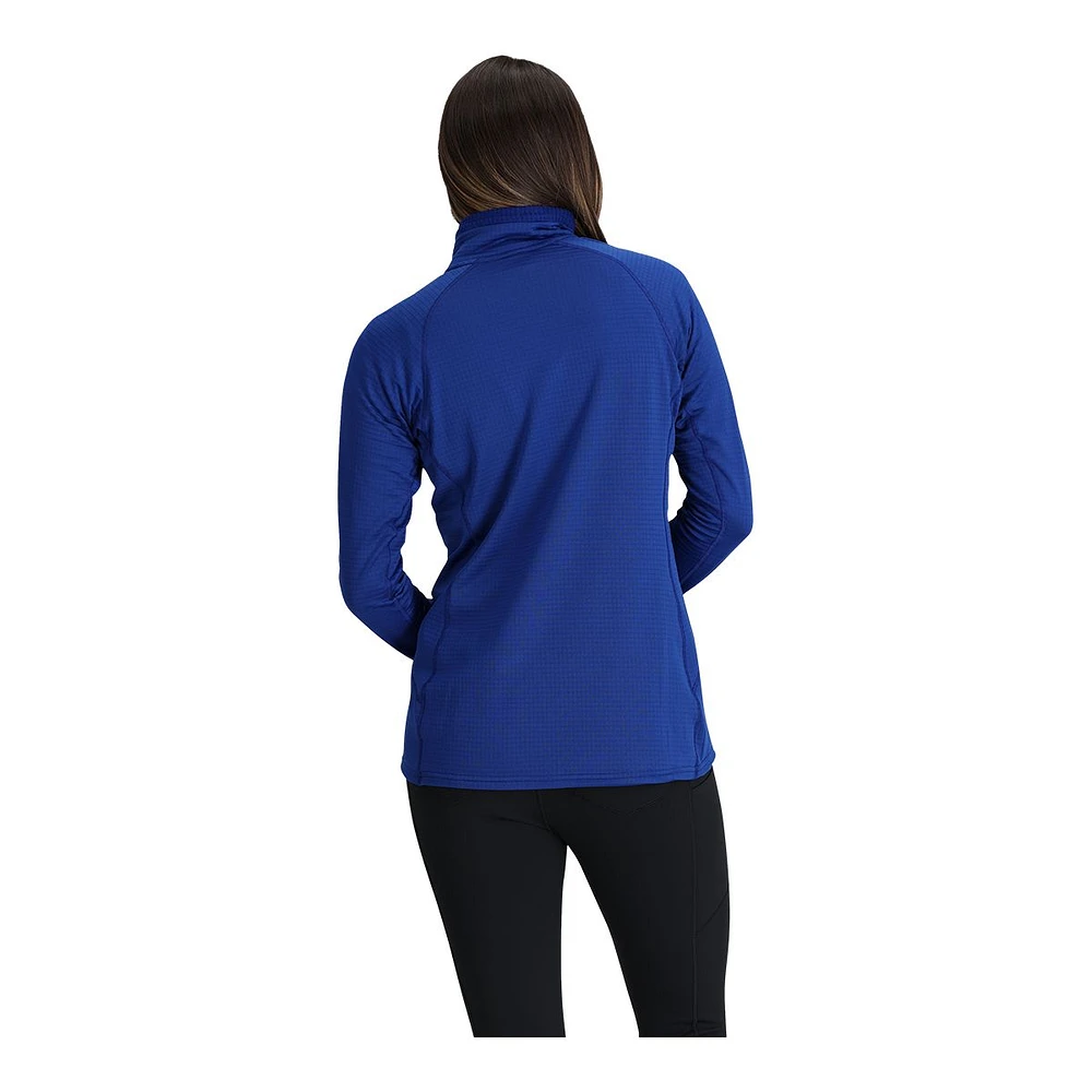 Outdoor Research Women's Vigor Grid 1/4 Zip Fleece Top