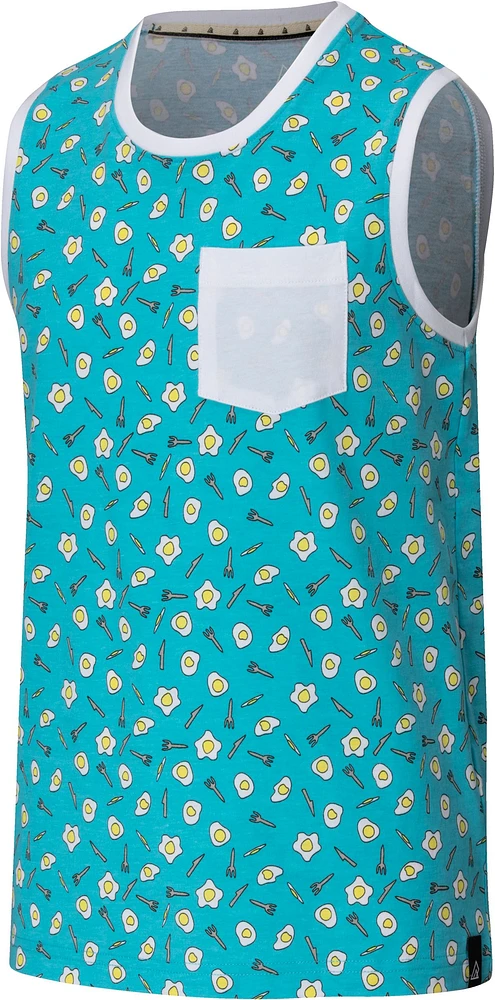 Ripzone Boys' Benson Graphic All Over Print Tank