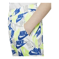 Nike Boys' Woven All Over Print Shorts, Kids', Elastic Waistband, Pockets