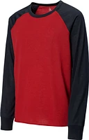 Ripzone Boys' Loungewear Frontenac Ragan Long Sleeve Shirt, Kids, Crewneck