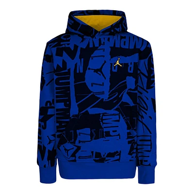 Jordan Boys' Jumpman Printed Hoodie, Kids', Pullover, Fleece, Kangaroo Pocket