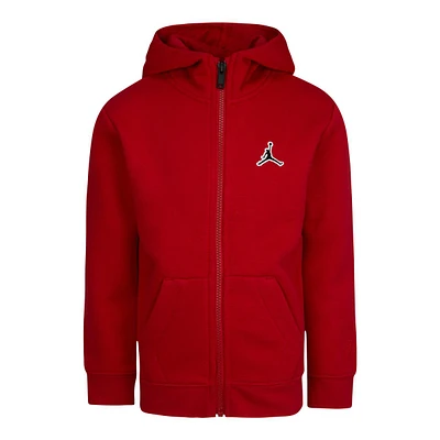 Jordan Boys' Jumpman Essentials Hoodie, Kids', Full Zip, Fleece, Kangaroo Pocket