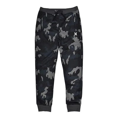 Hurley Boys' H20-Dri Solar Sweatpants, Kids', Jogger, Fleece, Cuffed, Tapered, Athletic