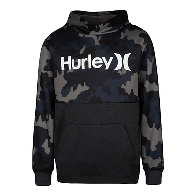 Hurley Boys' H20-Dri Solar Hoodie, Kids', Pullover, French Terry, Kangaroo Pocket