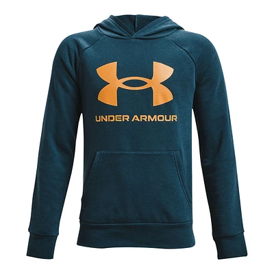 Under Armour Boys' Rival Hoodie, Kids', Pullover, Fleece, Lightweight