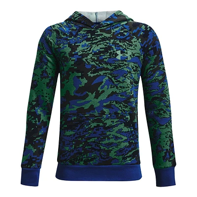 Under Armour Boys' Rival ABC Camo Hoodie, Kids', Pullover, Fleece, Kangaroo Pocket