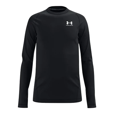 Under Armour Boys' ColdGear© Long Sleeve Shirt, Kids, Mesh, Athletic