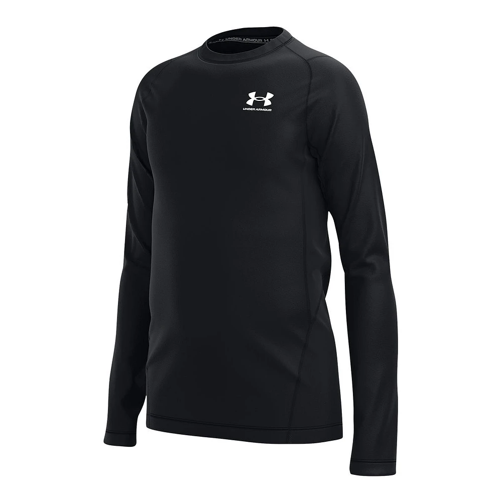 Under Armour Boys' ColdGear© Long Sleeve Shirt, Kids, Mesh, Athletic