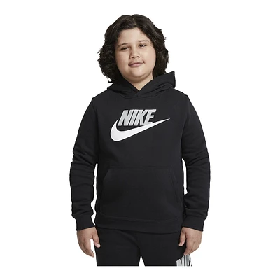 Nike Sportswear Boys' Club HBR Hoodie, Kids', Pullover, Kangaroo Pocket