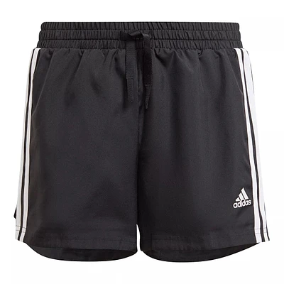 adidas Girls' 3-Stripe Shorts