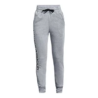 Under Armour Girls' Rival Fleece Sweatpants, Kids', Jogger, Tapered, Cuffed