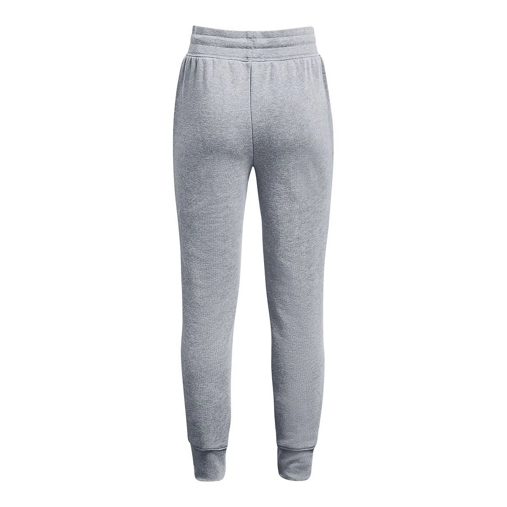 Under Armour Girls' Rival Fleece Sweatpants, Kids', Jogger, Tapered, Cuffed