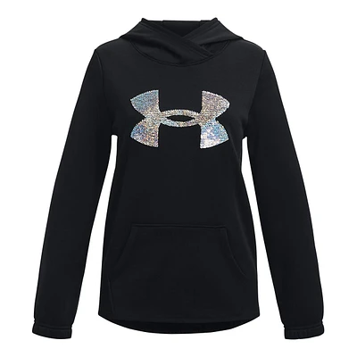 Under Armour Girls' Sequin Hoodie, Kids', Pullover, Fleece, Kangaroo Pocket