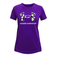 Under Armour Girls' Tech Big Logo Solid T Shirt