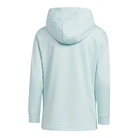 Adidas Girls' Melange Hoodie, Kids', Pullover, Fleece, Kangaroo Pocket