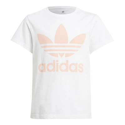 adidas Originals Girls' Trefoil T Shirt