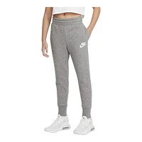 Nike Girls' Club French Terry Sweatpants, Kids', High Waisted, Athletic, Training