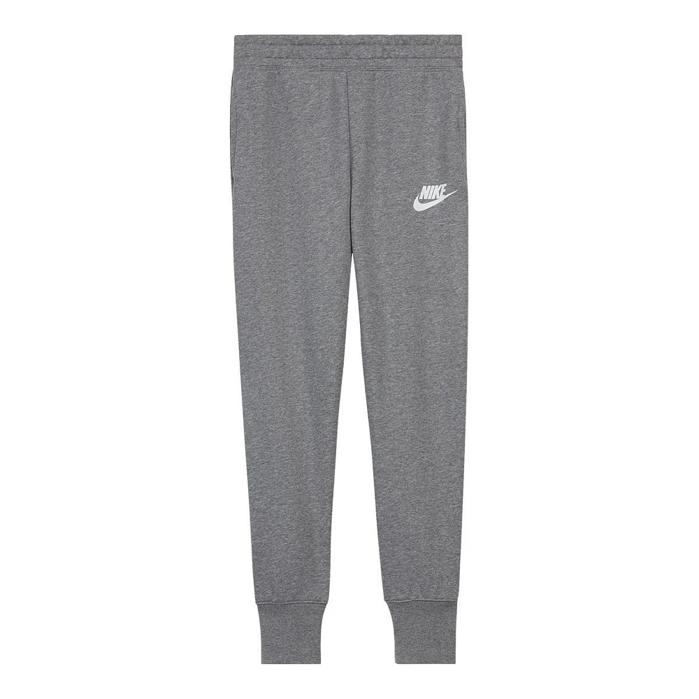 Nike Girls' Club French Terry Sweatpants, Kids', High Waisted, Athletic, Training