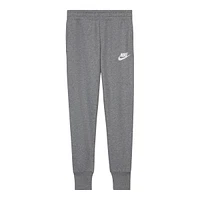 Nike Girls' Club French Terry Sweatpants, Kids', High Waisted, Athletic, Training