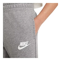 Nike Girls' Club French Terry Sweatpants, Kids', High Waisted, Athletic, Training