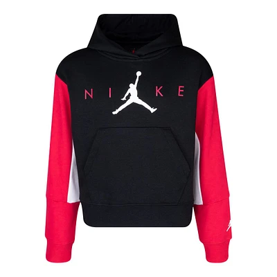 Jordan Girls' Jumpman Hoodie, Kids', Pullover, Cotton, Kangaroo Pocket