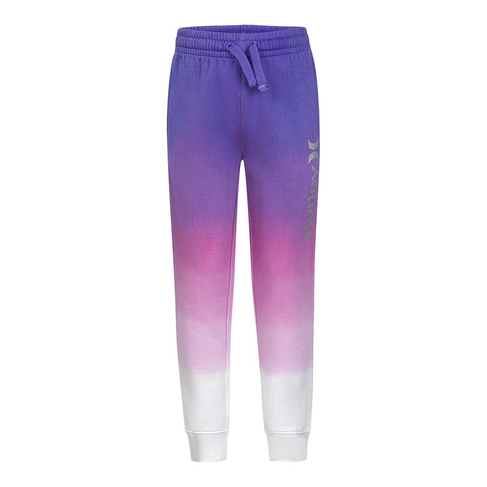 Hurley Girls' Tie Dye Fleece Sweatpants, Kids', Jogger,