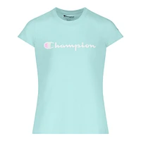 Champion Girls' Essentials Classic Script T Shirt