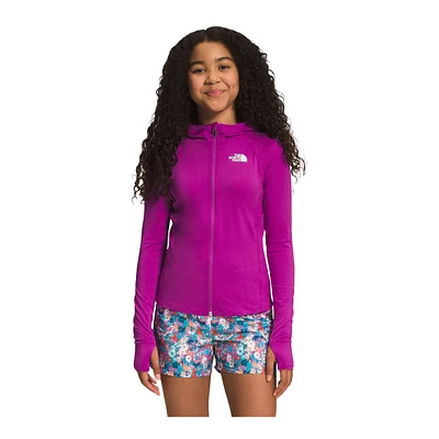 The North Face Girls' Amphibious Full Zip Sun Hoodie