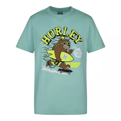 Hurley Toddler Boys' Surfing Bear T Shirt