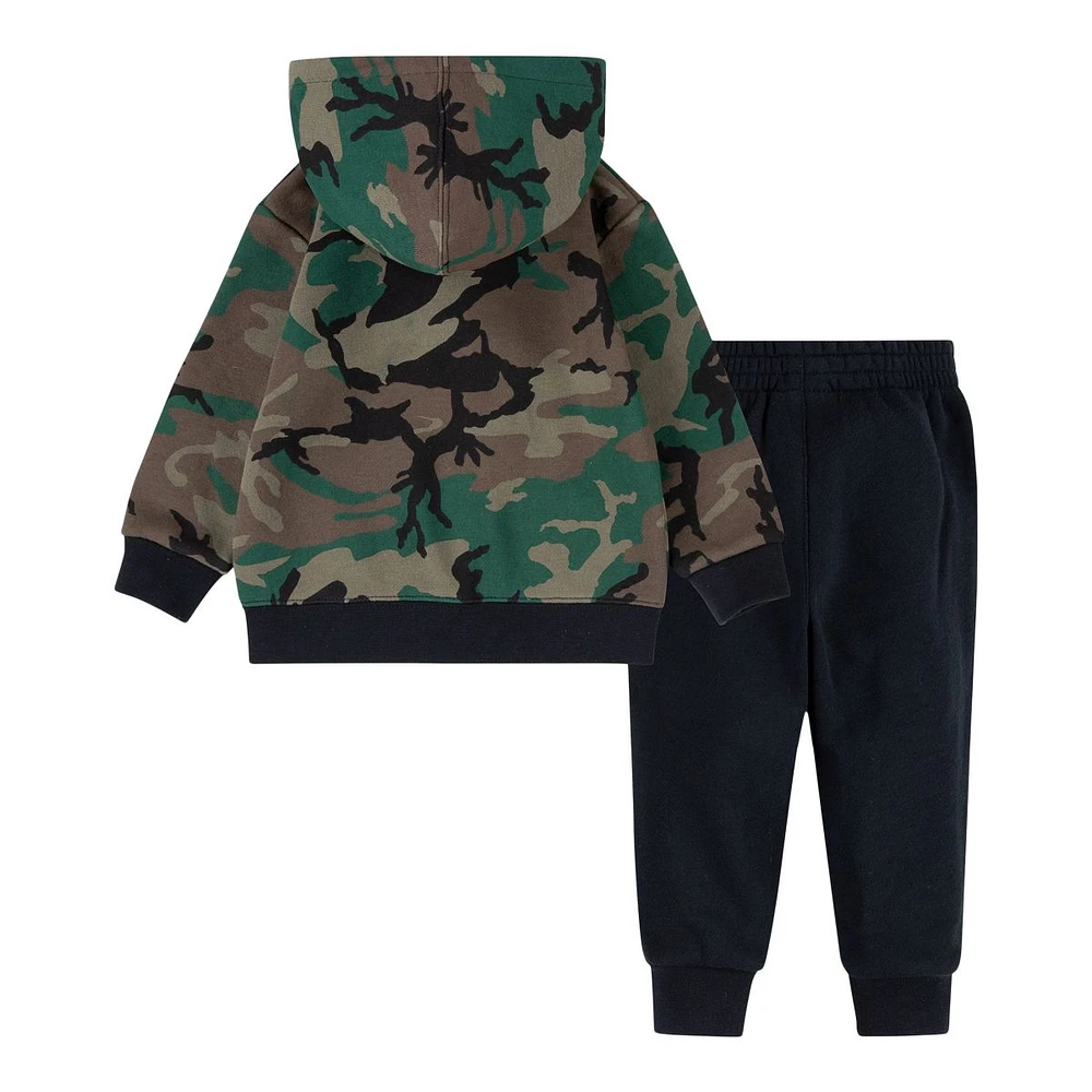 Jordan Toddler Boys' 4-7 Essentials Camo Fleece Full Zip Pant Set