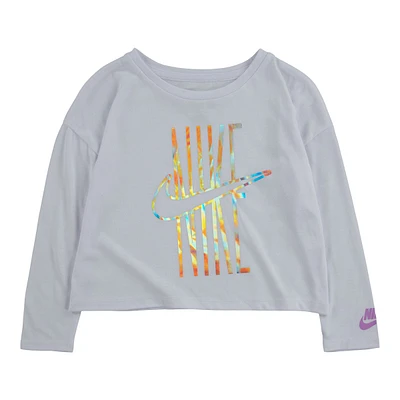 Nike Toddler Girls' 2-4 Drapey Graphic Long Sleeve Shirt