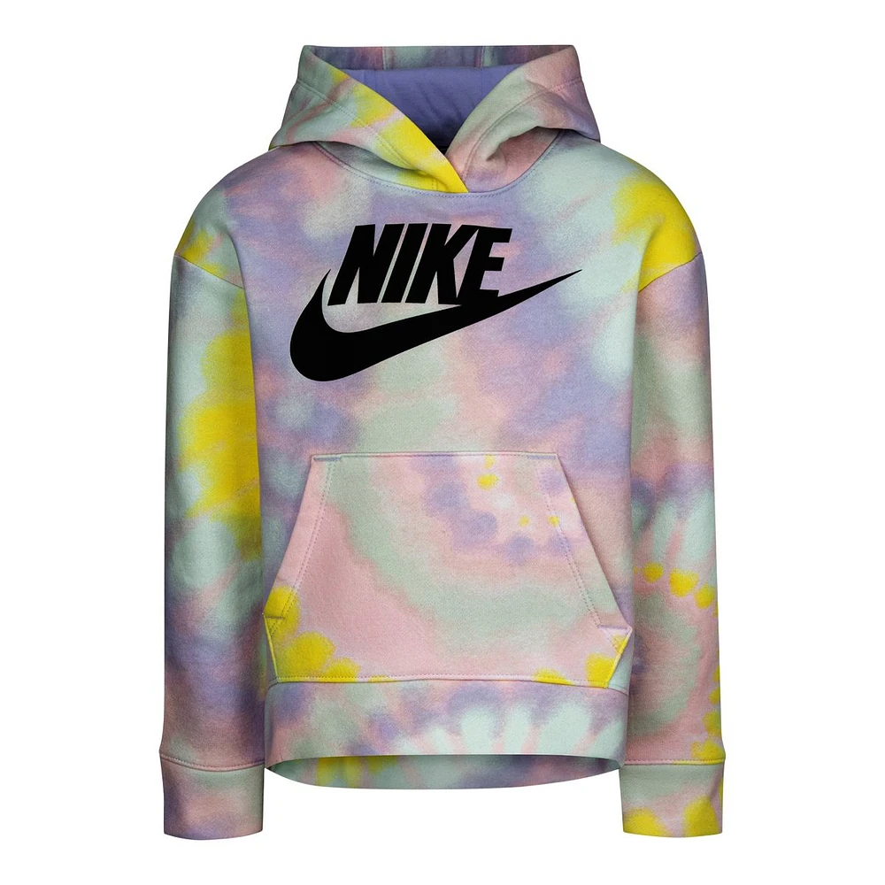 Nike Toddler Girls' 2-4 Club Fleece Tie Dye Hoodie