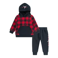 Jordan Toddler Boys' Jumpman Holiday Plaid Set