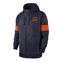 Chicago Bears Nike Men's Therma Full Zip Hoodie