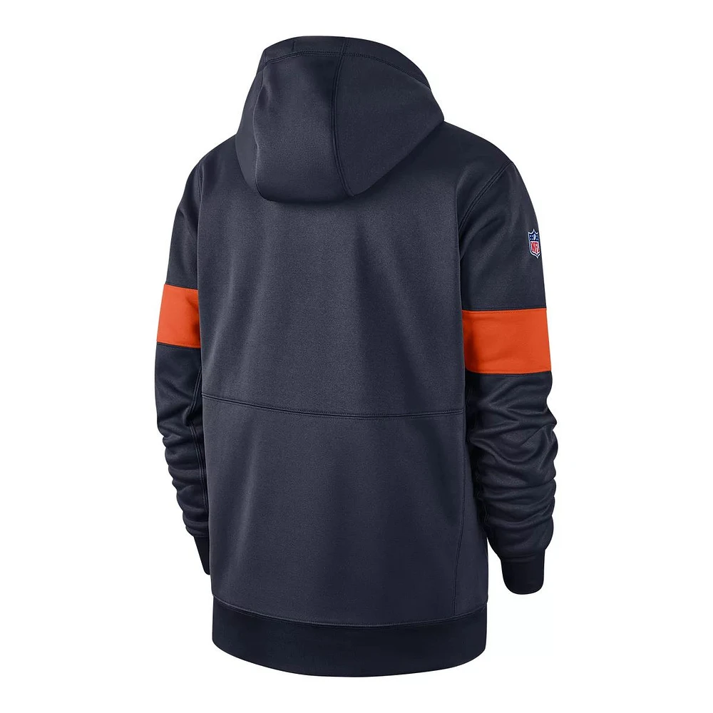 Chicago Bears Nike Men's Therma Full Zip Hoodie