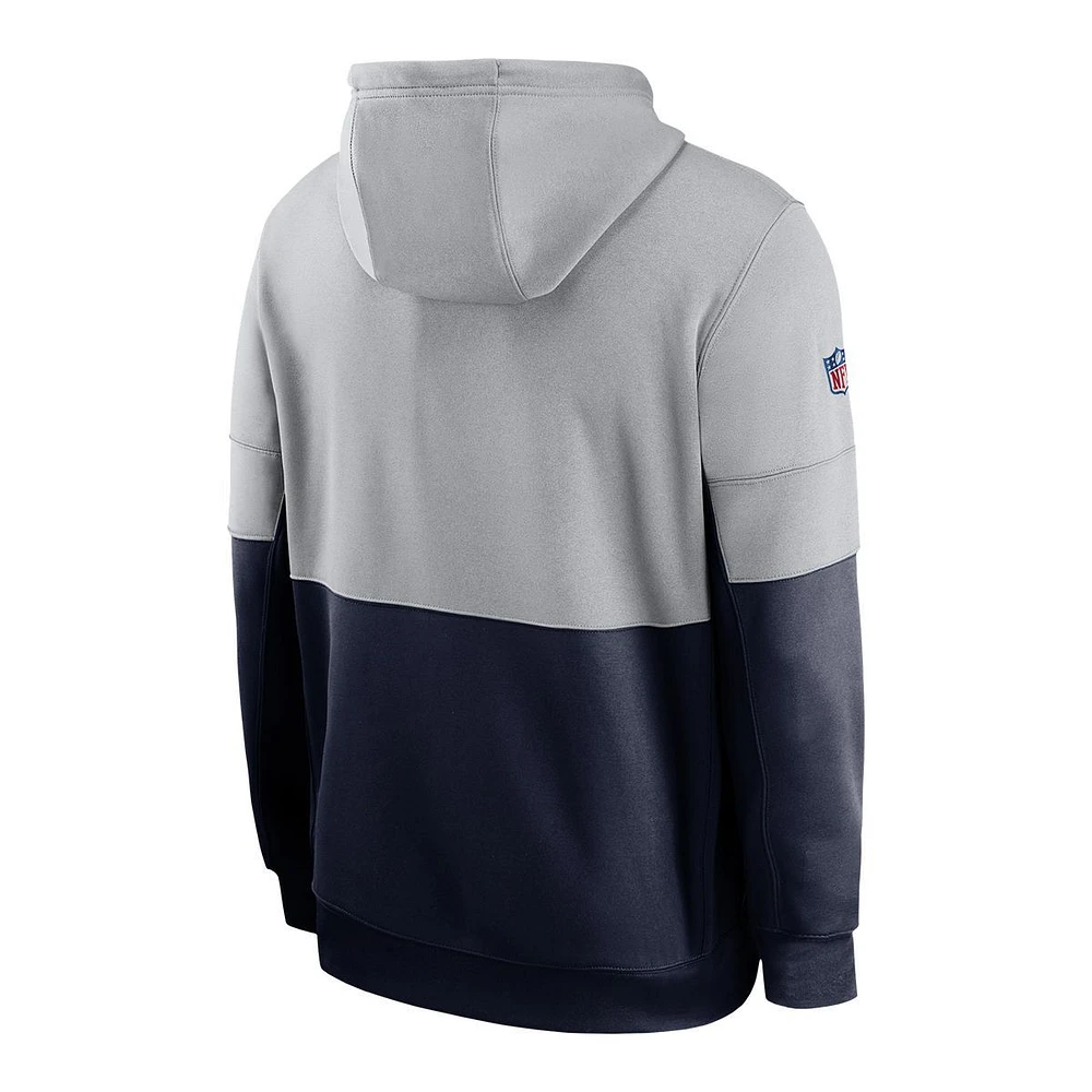 New England Patriots Nike Men's Sideline Therma Hoodie