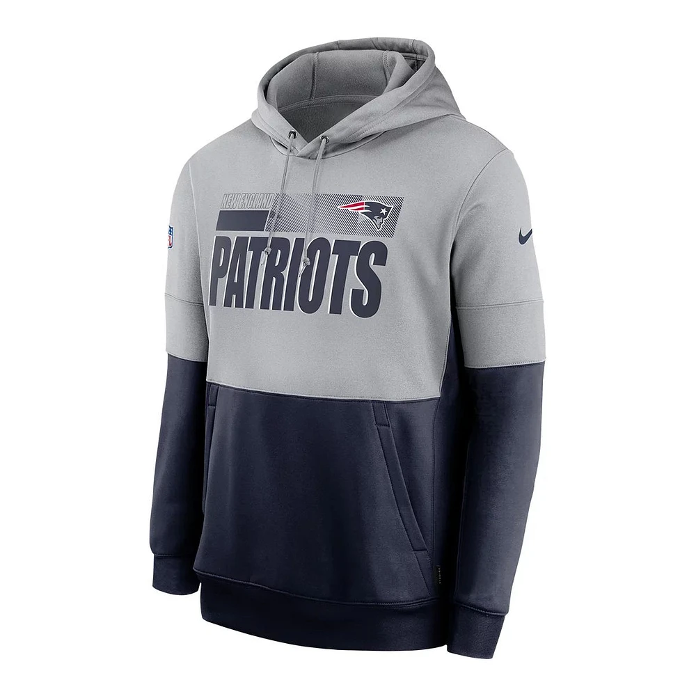 New England Patriots Nike Men's Sideline Therma Hoodie