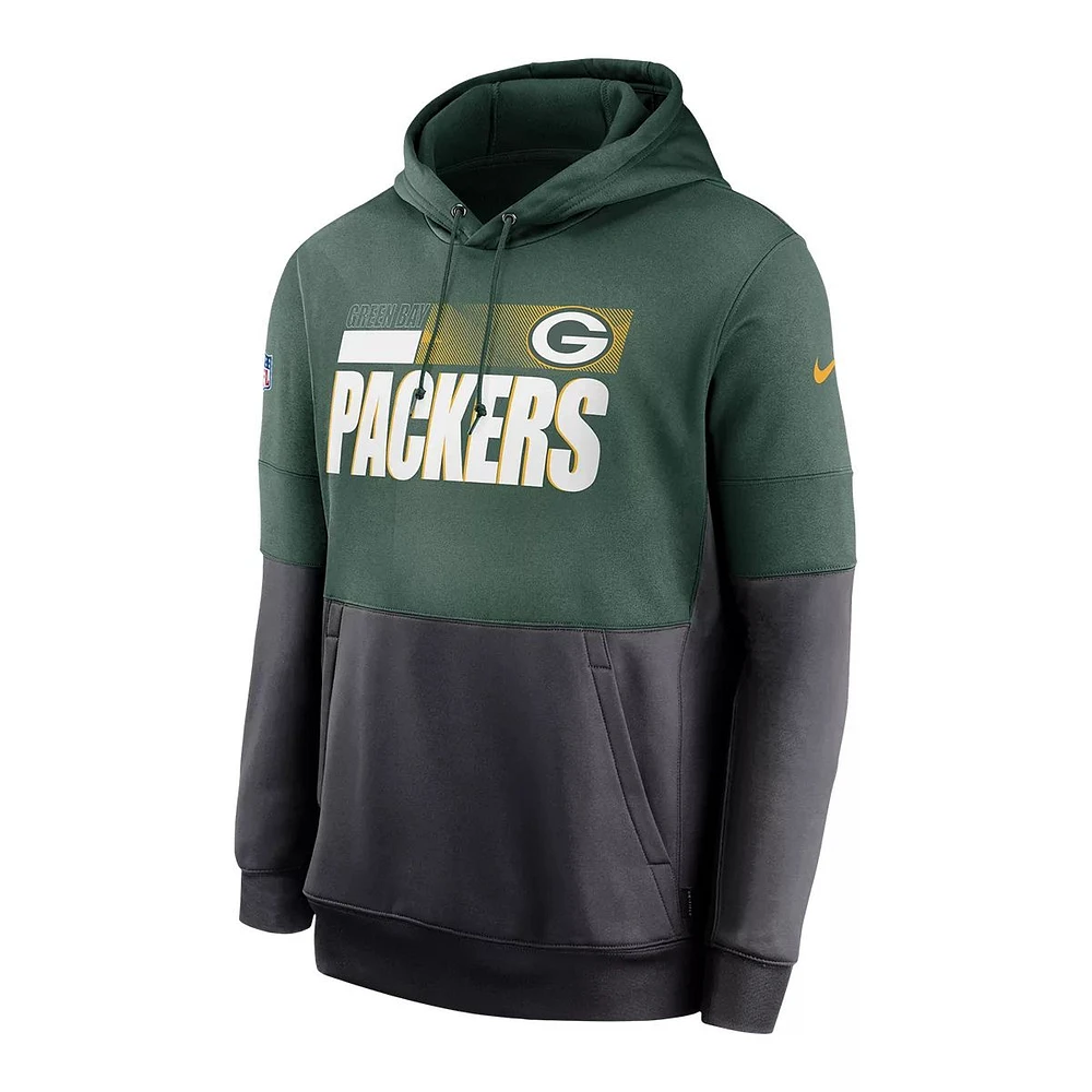 Green Bay Packers Nike Men's Sideline Therma Hoodie